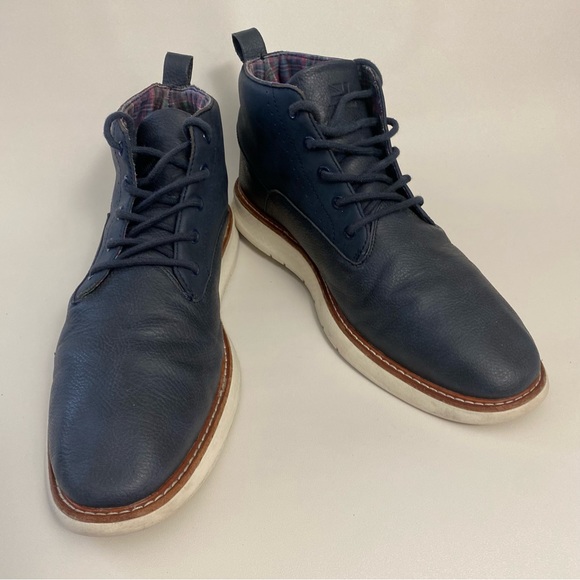 Ben Sherman Nu Casual Chukka Boots Size 10.5 Blue Mens - Picture 9 of 13